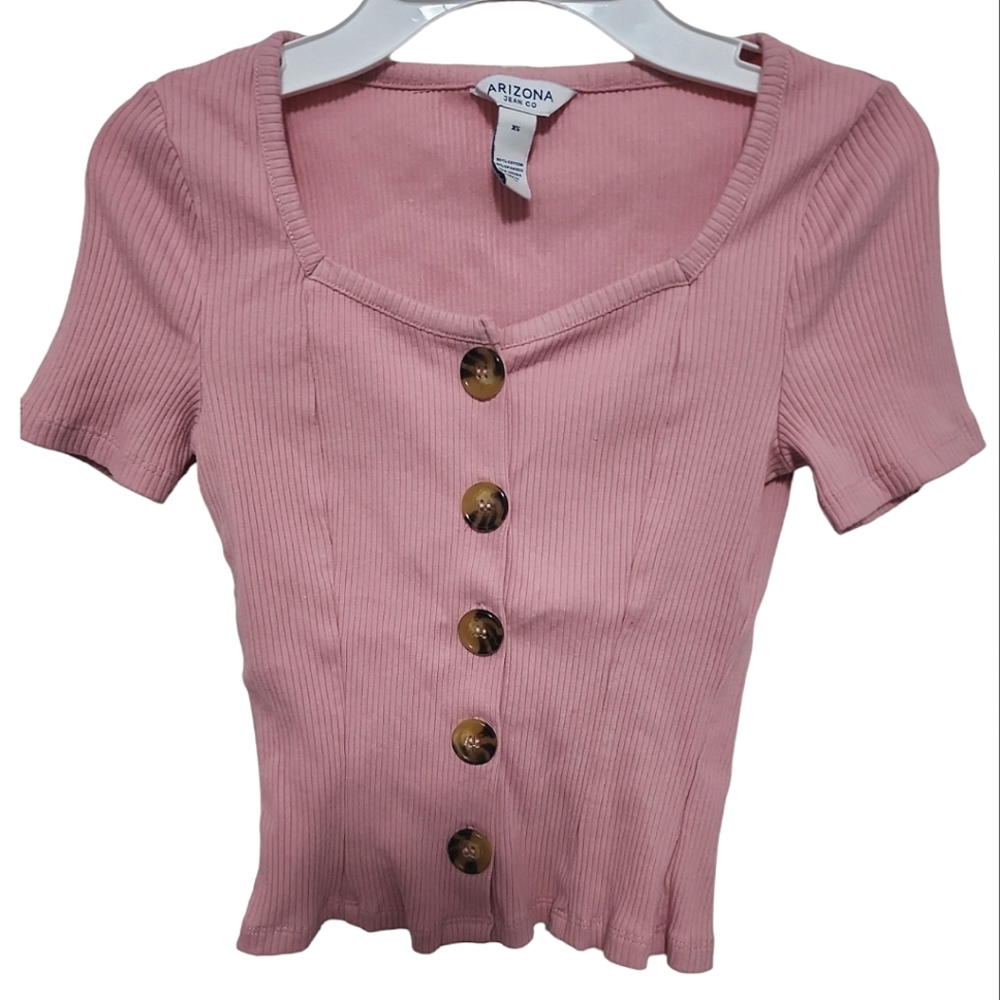 Arizona Jean Co Ribbed Top